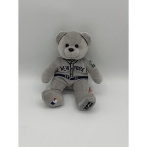 DEREK JETER New York Yankees EXTREMELY Limited Edition Grey Beanie Bear FREE S&H